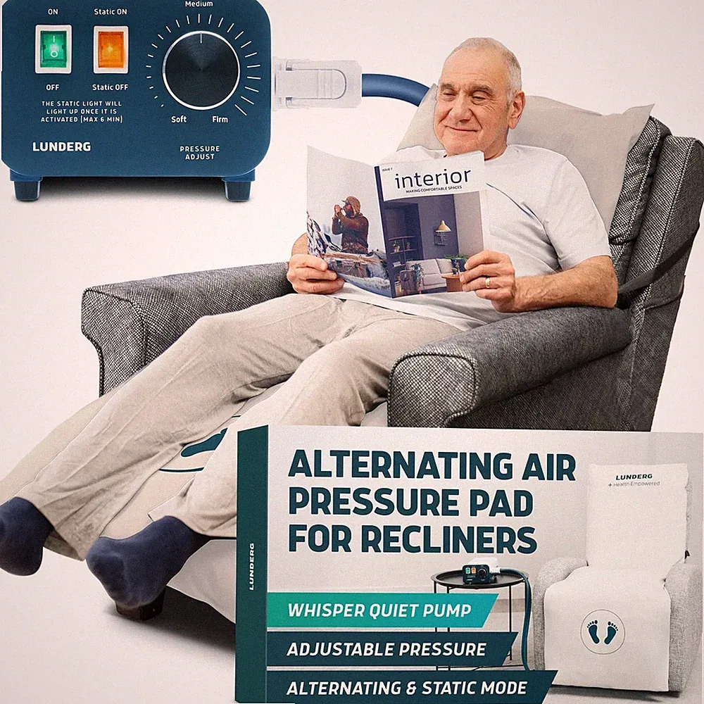 Alternating Pressure Pad for Recliner Chair - Pressure Cushion Topper for Rec...