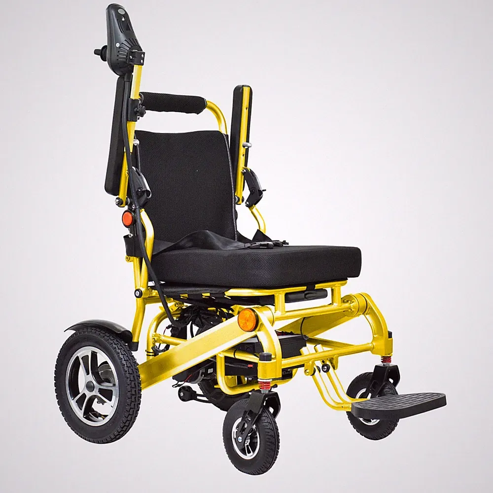 Automatic Reclining Medical Electric Wheelchair |Lightweight| Easy to assemble