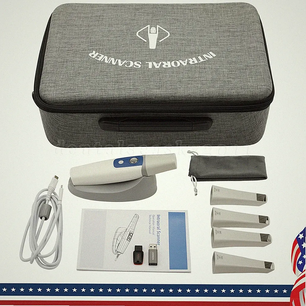 Dental Intra-oral Scanner 3D Real-time Display w/ AI Scanning Software+4 Tips V5