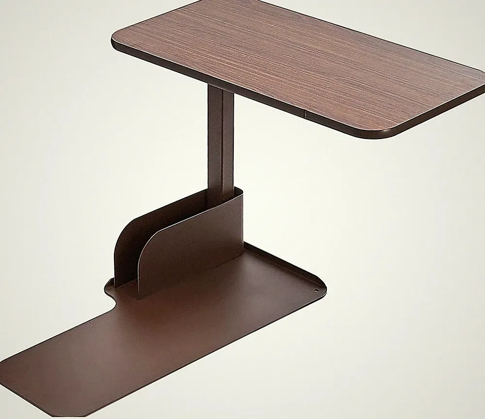 Drive Medical 13085LN Left Side Seat Lift Chair Overbed Table, Walnut