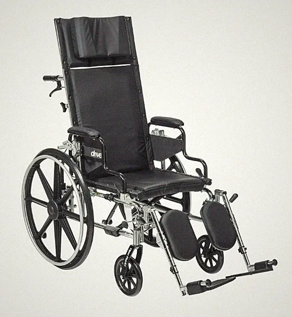 Drive Medical Viper Plus GT Full Reclining Wheelchair 20" Seat - DAMG BOX