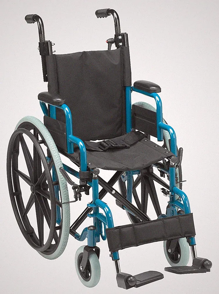 Drive Medical Wallaby Pediatric 14" Wheelchair Blue NEW In Open Box