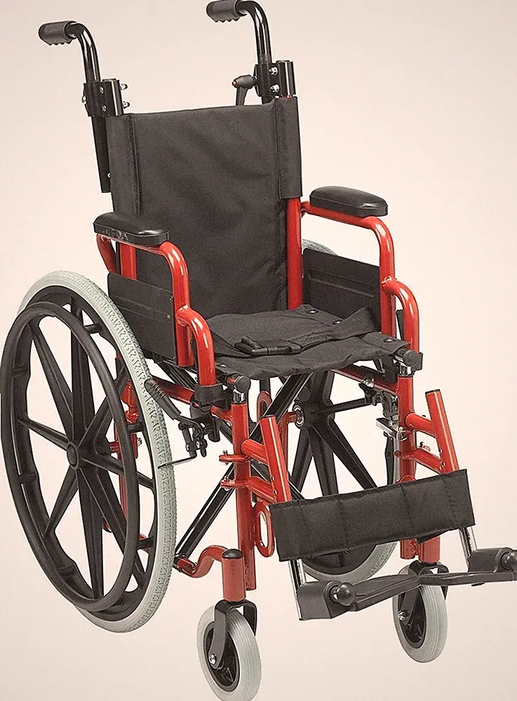 Drive Medical ‎WB1200-2GFR Wallaby Pediatric Wheelchair with Flip-Back Desk...