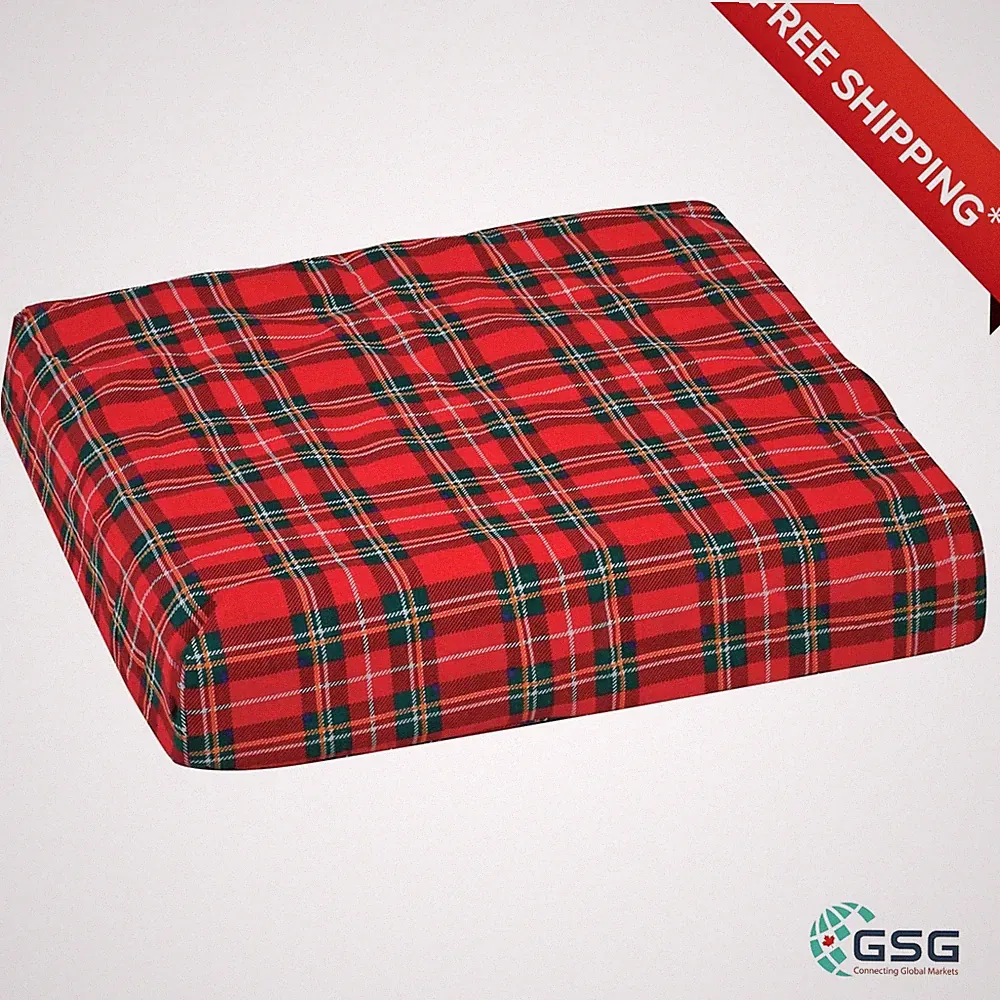 FOAM WHEELCHAIR AND OFFICE CHAIR CUSHION FOR PRESSURE RELIEF, 16x18