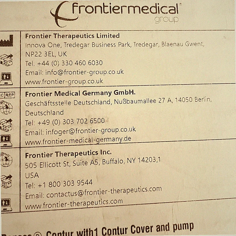 Frontier Medical 6310001 Repose Contur With 1 Contur Cover And Pump