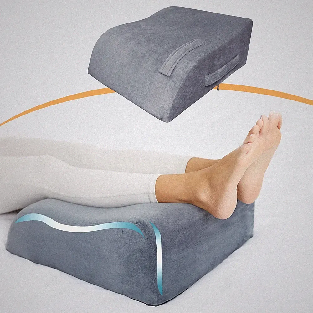Leg Elevation Pillows, 8 Leg Pillows for Sleeping, Memory Foam Wedge Pillow for