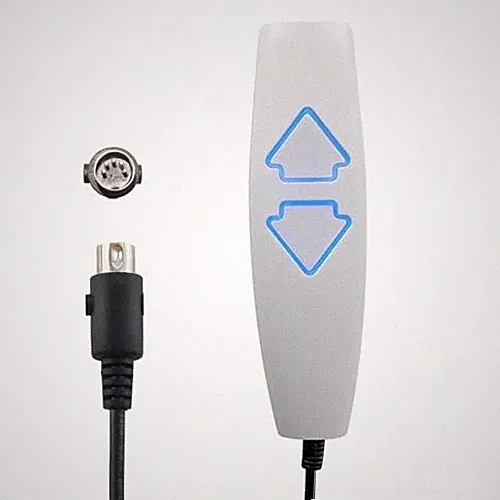 Lift Chair Remote Replacement, 5 Pin 2 Lighted Button Hand Control with 6Ft