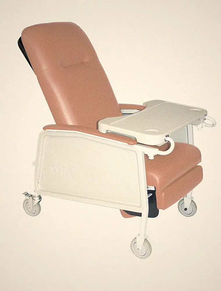 NEW Drive Medical 3 Position Heavy Duty Bariatric Geri Chair Recliner, Rosewood