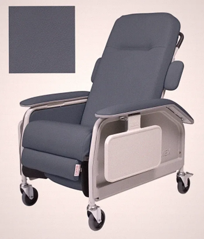 NEW LUMEX FR577RG427 Medical Clinical Patient Recliner WITH SIDE TABLE