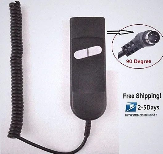 Pride 2-Button 5pin Hand Control Remote Lift Chair power Recliner for Okin 90°